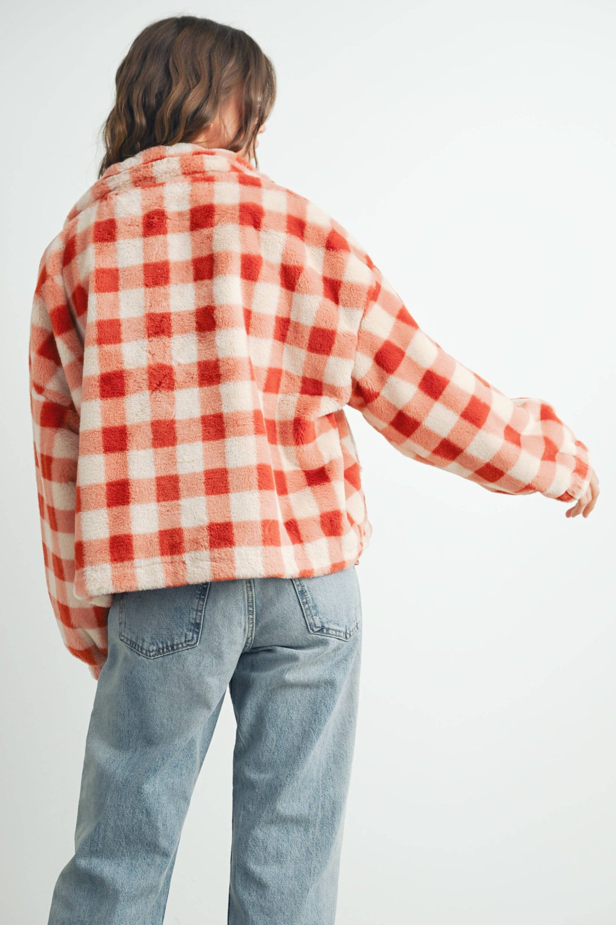 Pick Up - Red Gingham Jacket