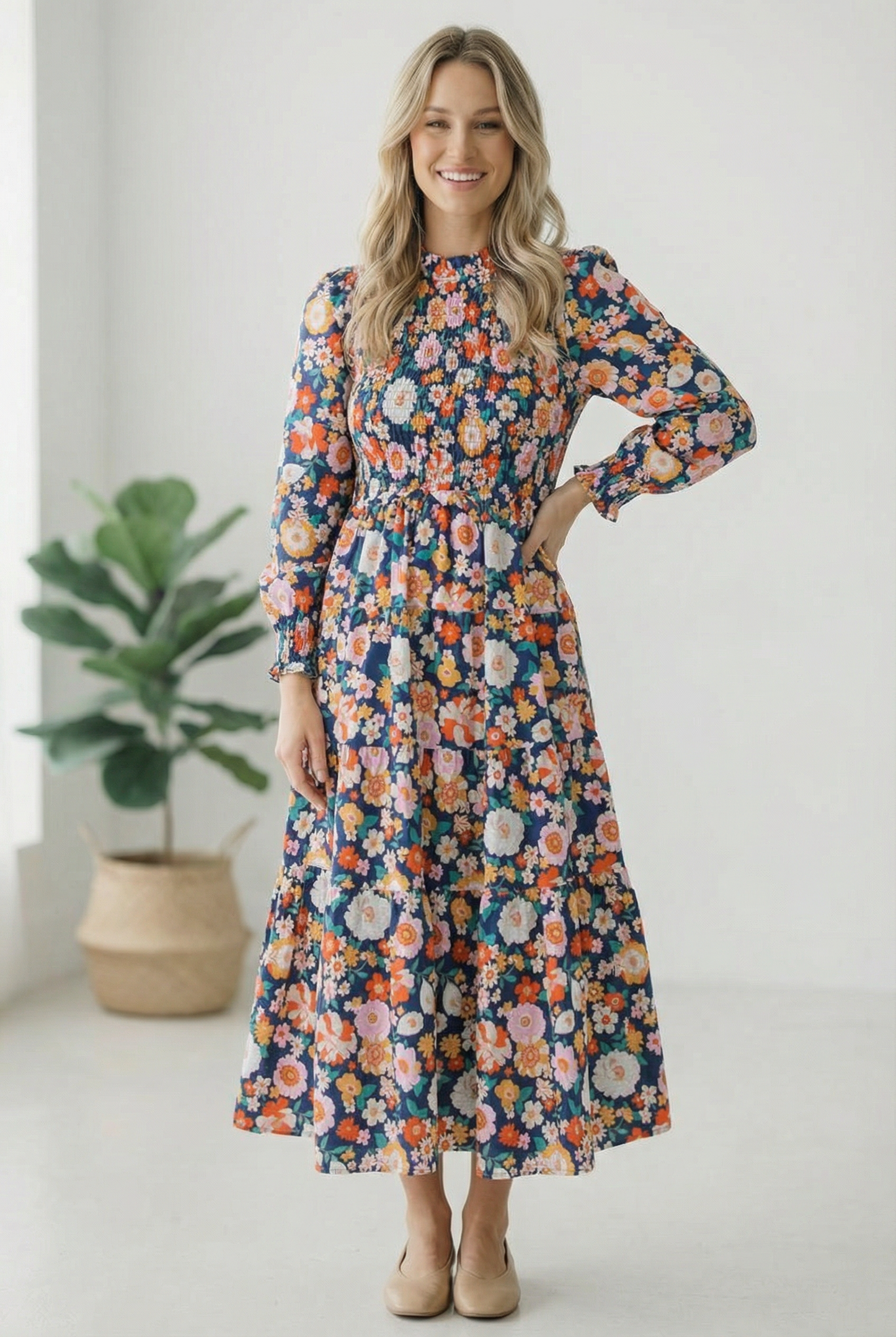 Pick Up - The Perfect Bouquet Tiered Dress