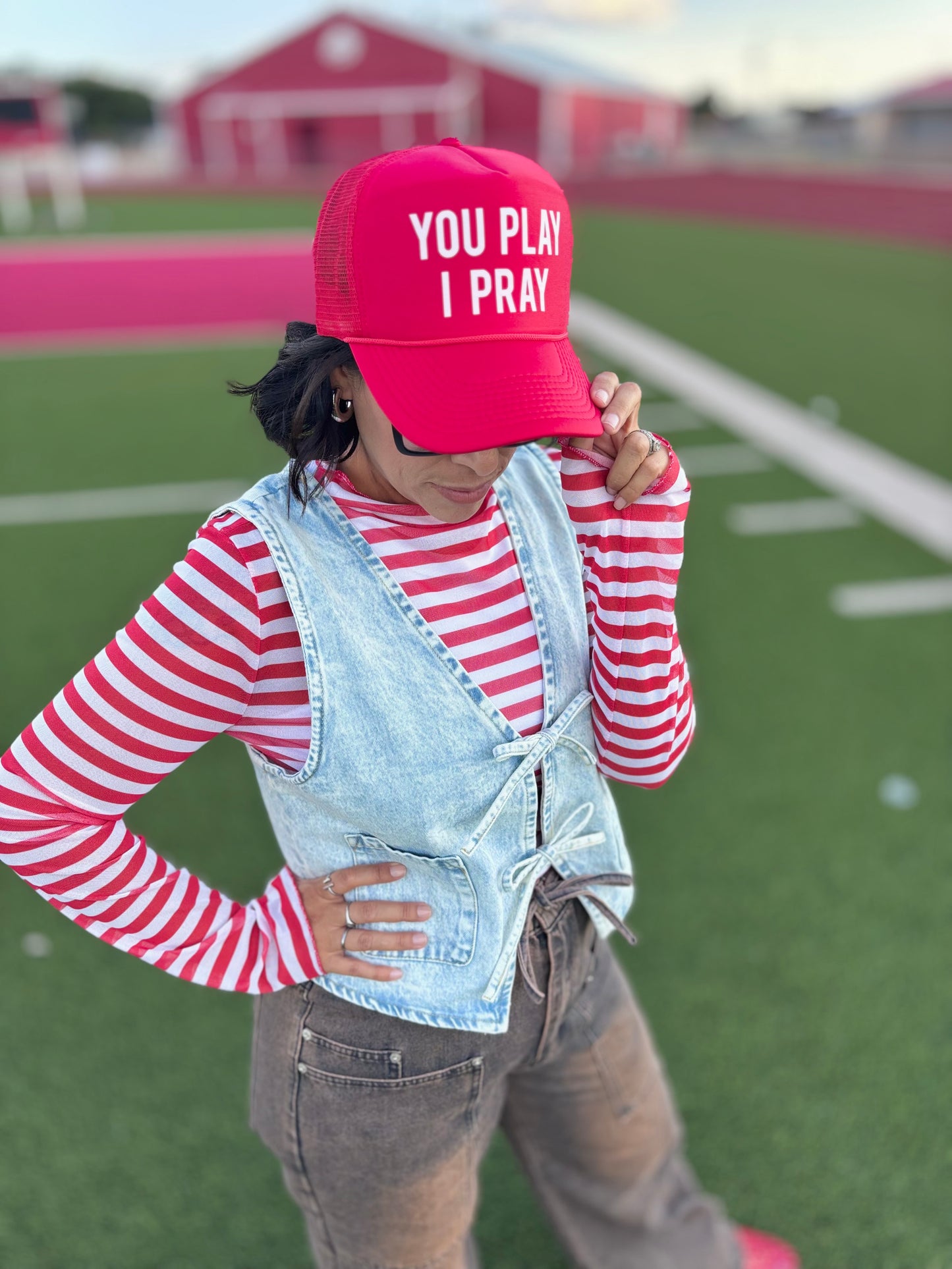 Pick Up - You Play, I Pray Trucker Hat