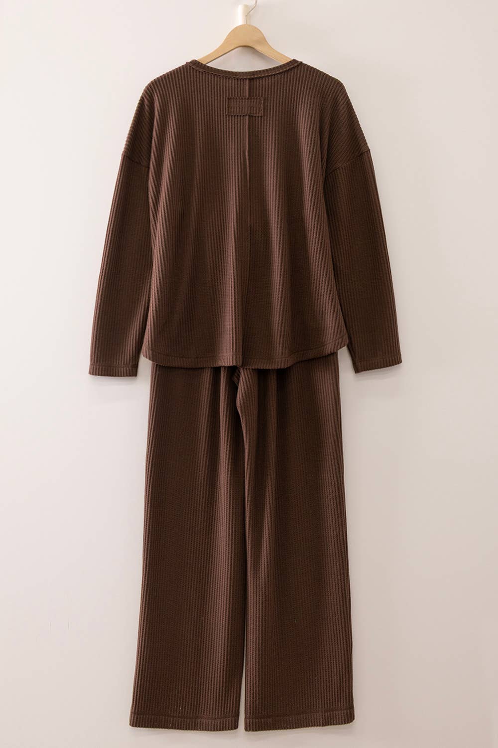 Pick Up - COZY WAFFLE LONG SLEEVE LOUNGE SET
