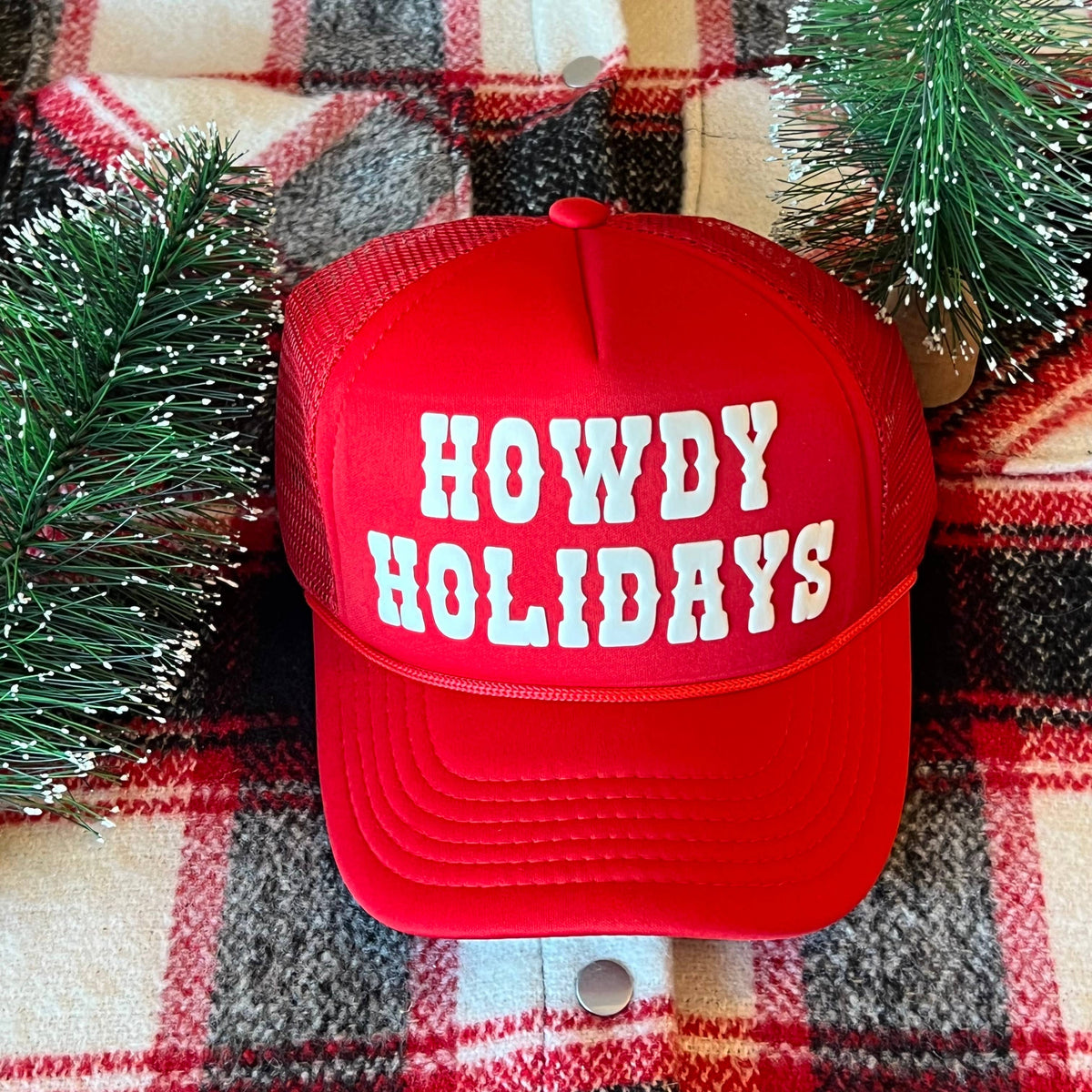 Pick Up - Howdy Holidays Trucker Hat