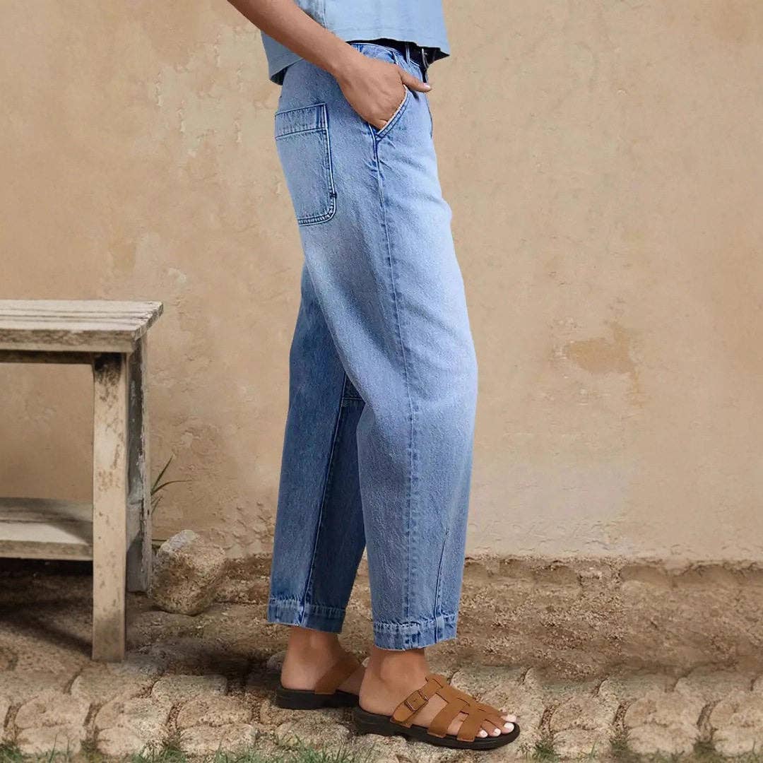 Pick Up - Easy Days Cropped Denim Pants