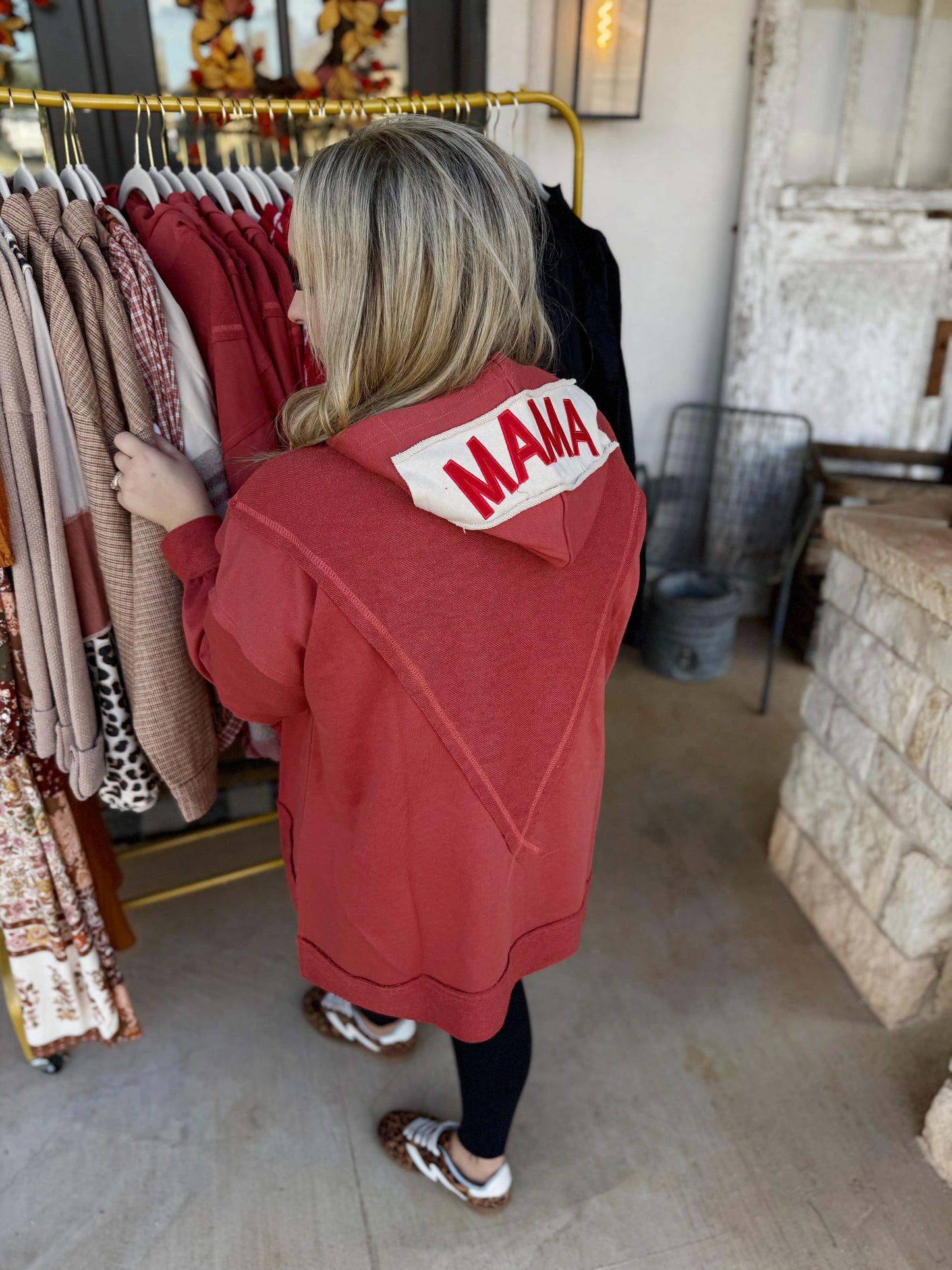 Pick Up - One Laid Back Mama Brick Hoodie