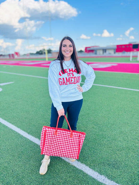 Pick Up - YEE HAW IT'S GAMEDAY PUFF SWEATSHIRT