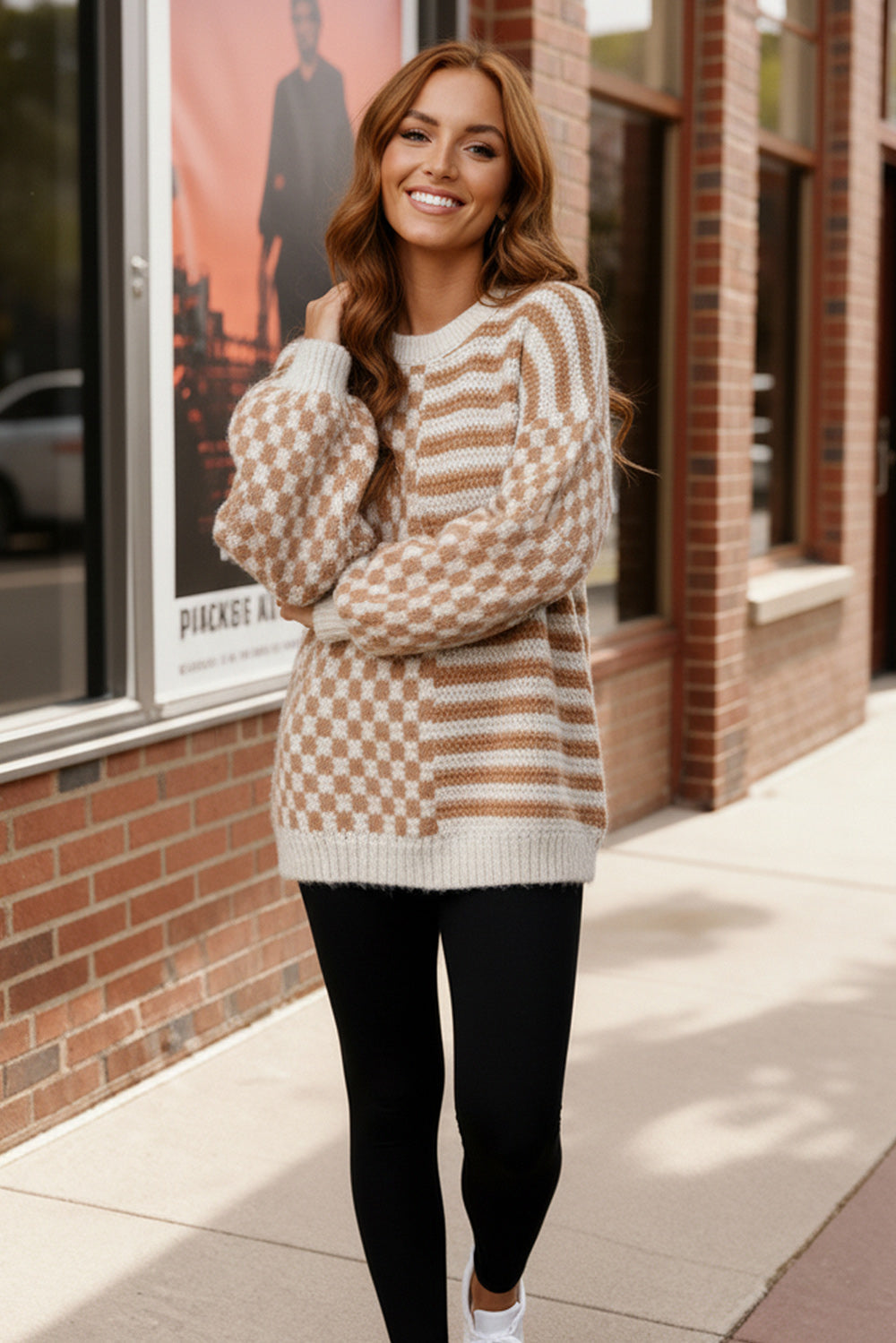 Pick Up - Cozy Crossroads Taupe Sweater