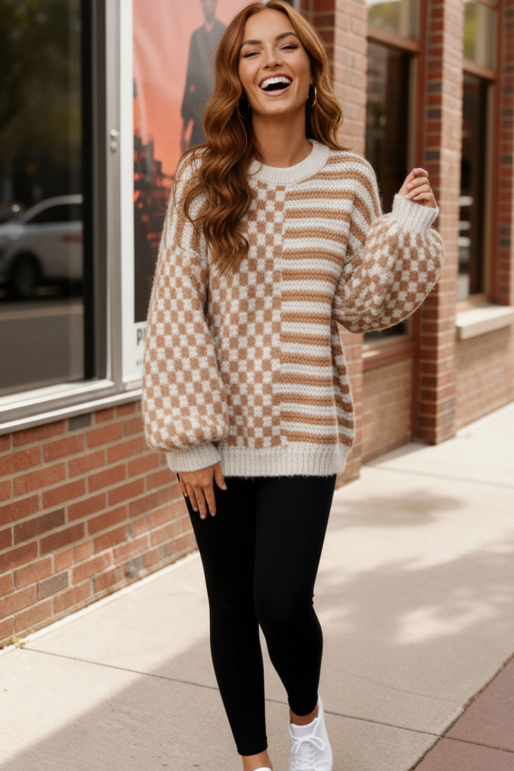 Pick Up - Cozy Crossroads Taupe Sweater