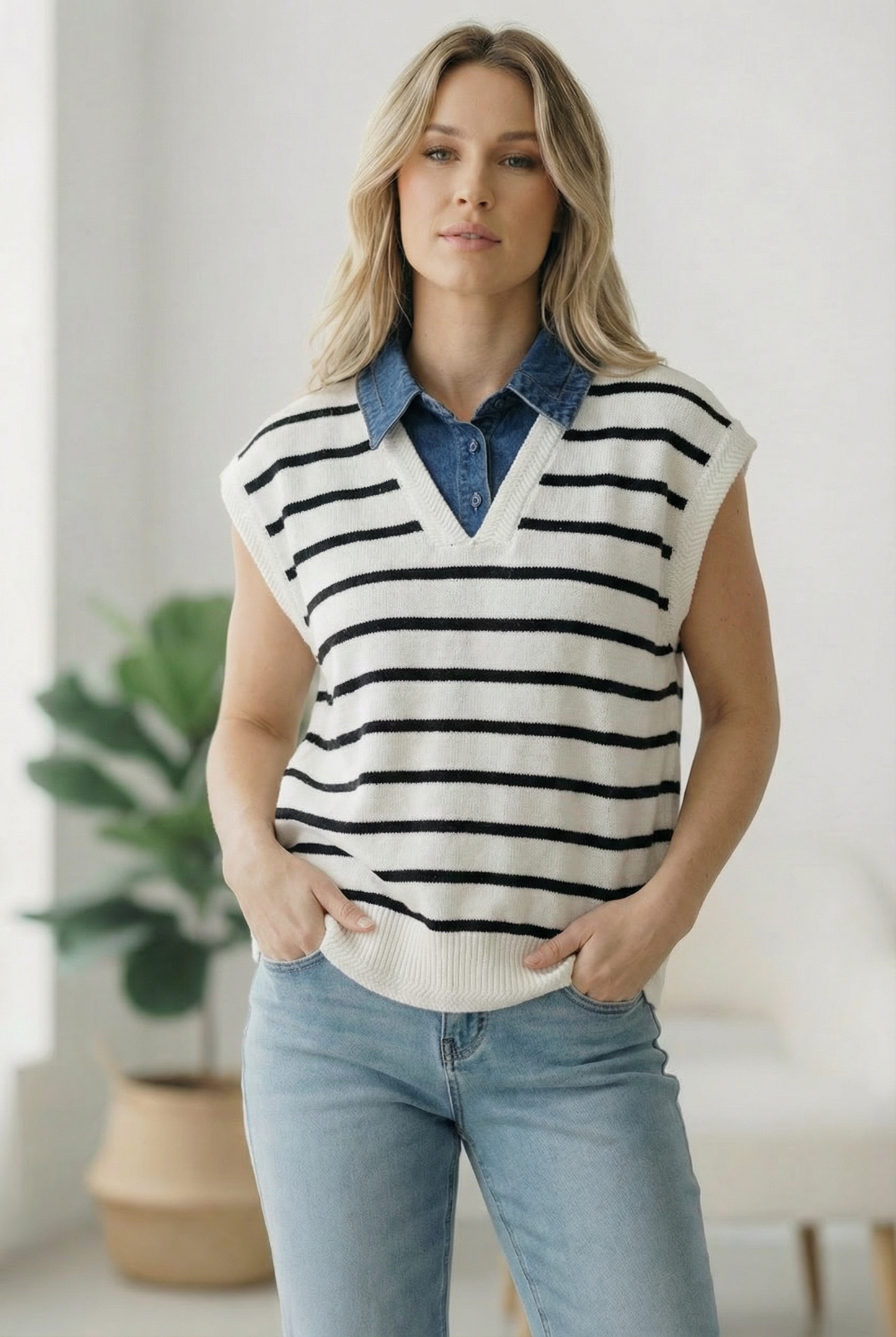 Pick Up - With an Ocean View Sweater Vest