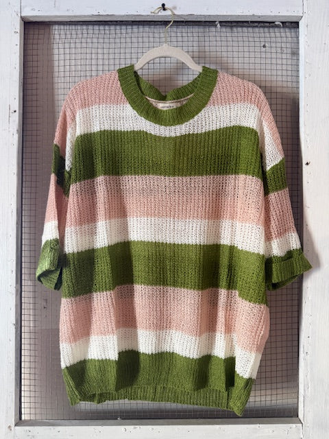 Pick Up - Spring Grove Stripe Knit Tee