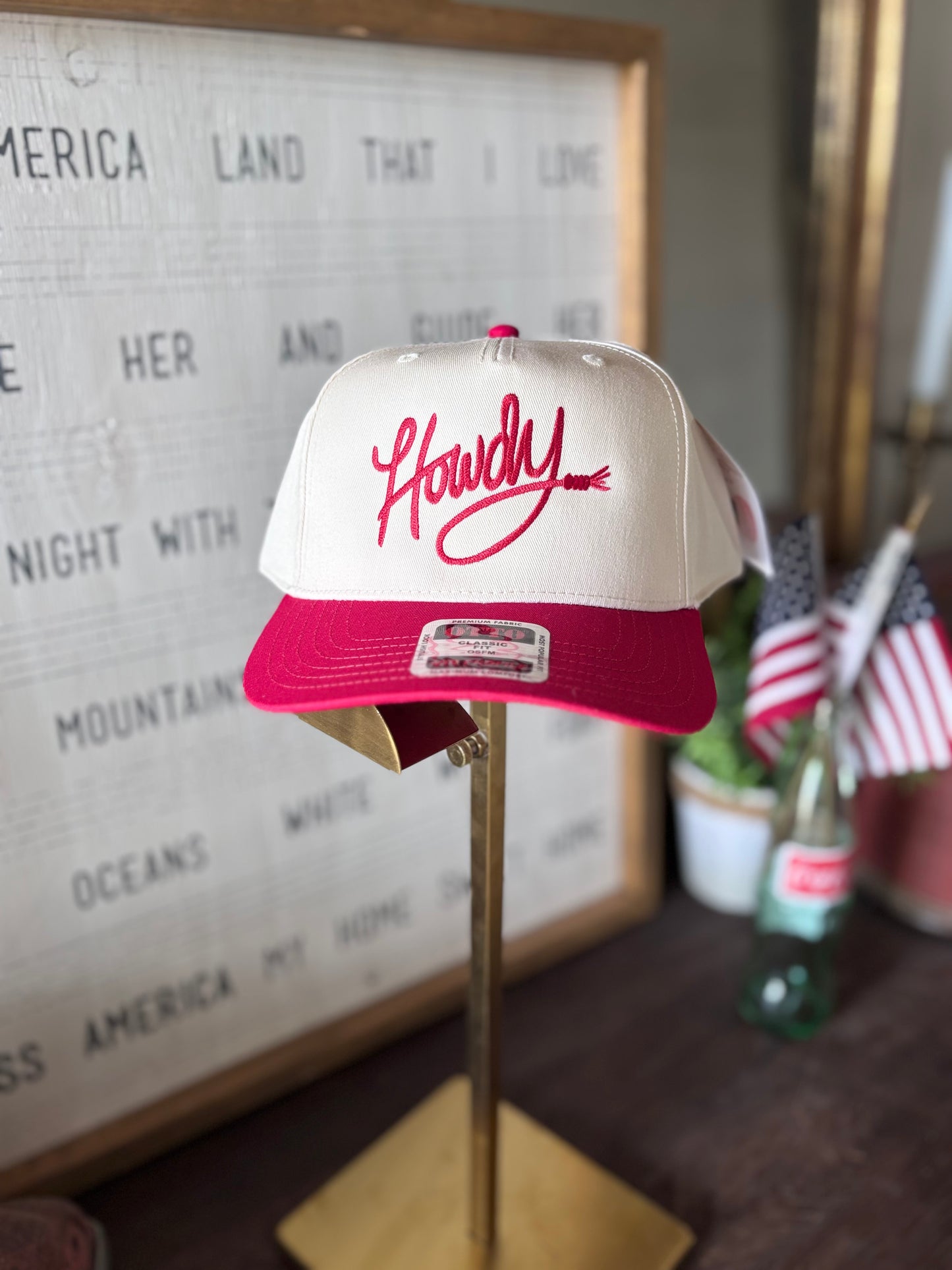 Pick Up - Howdy Embroidered Classic Two-Tone Trucker Hat