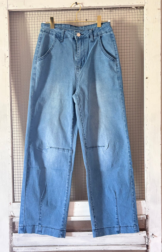 Pick Up - Easy Days Cropped Denim Pants