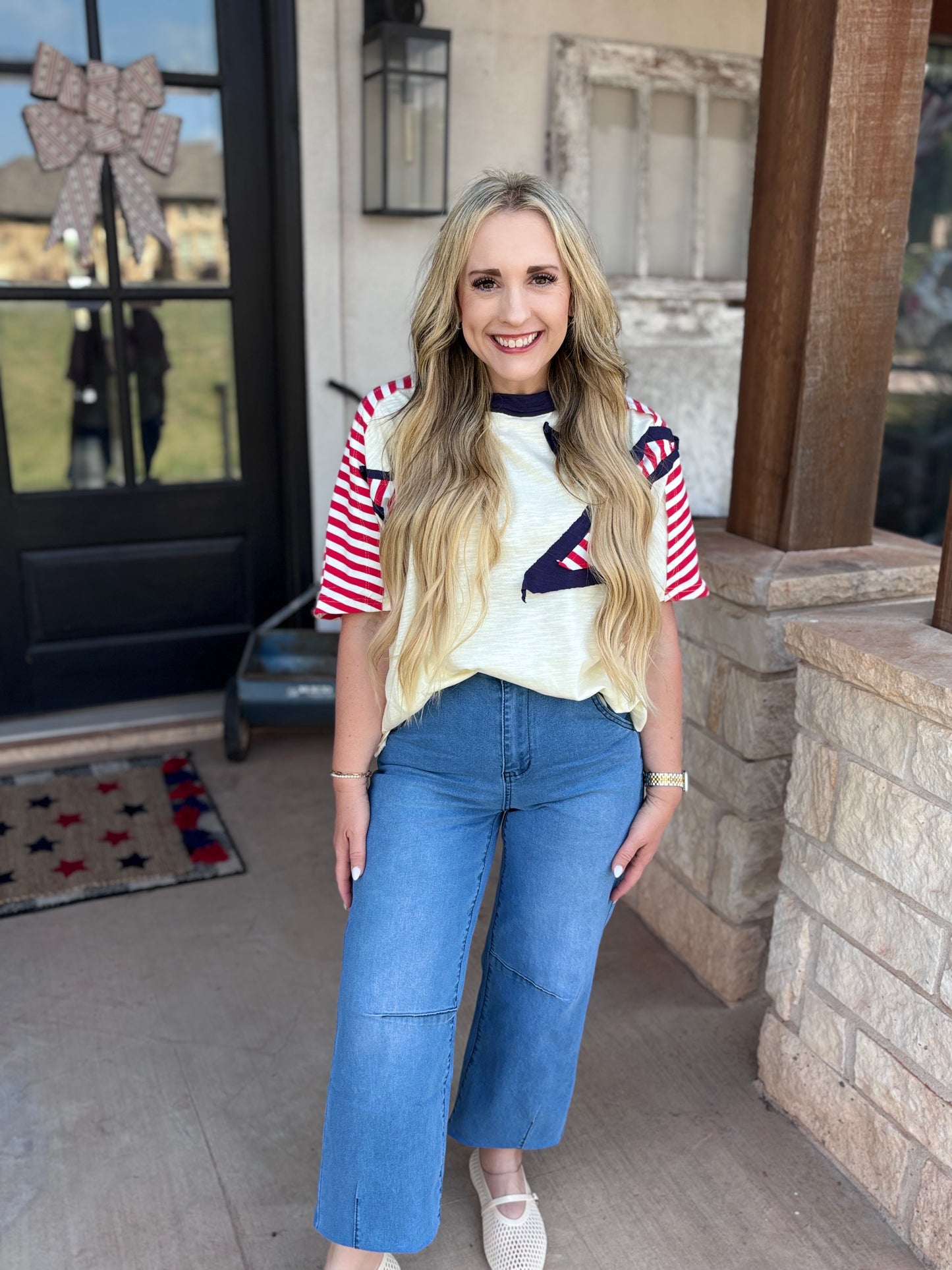 Pick Up - Americana Darling Star Patchwork Top