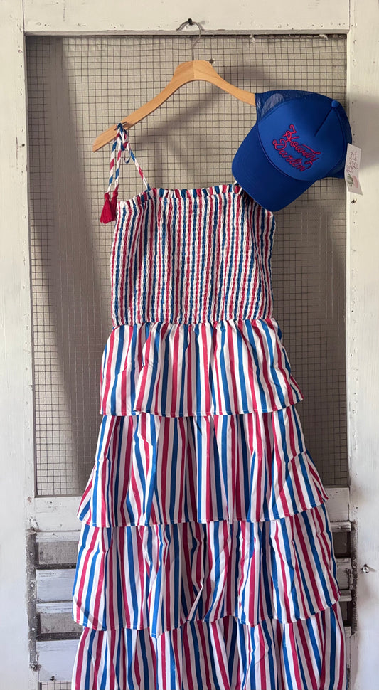 Pick Up - Sweet Liberty Tiered Mid Dress