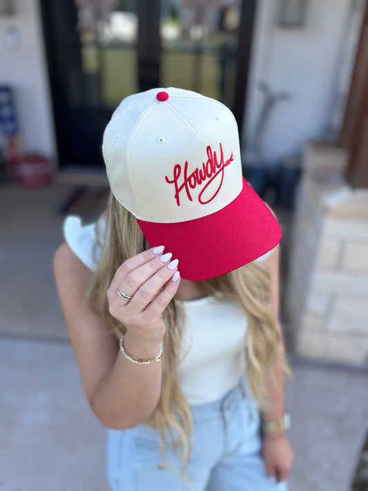 Pick Up - Howdy Embroidered Classic Two-Tone Trucker Hat