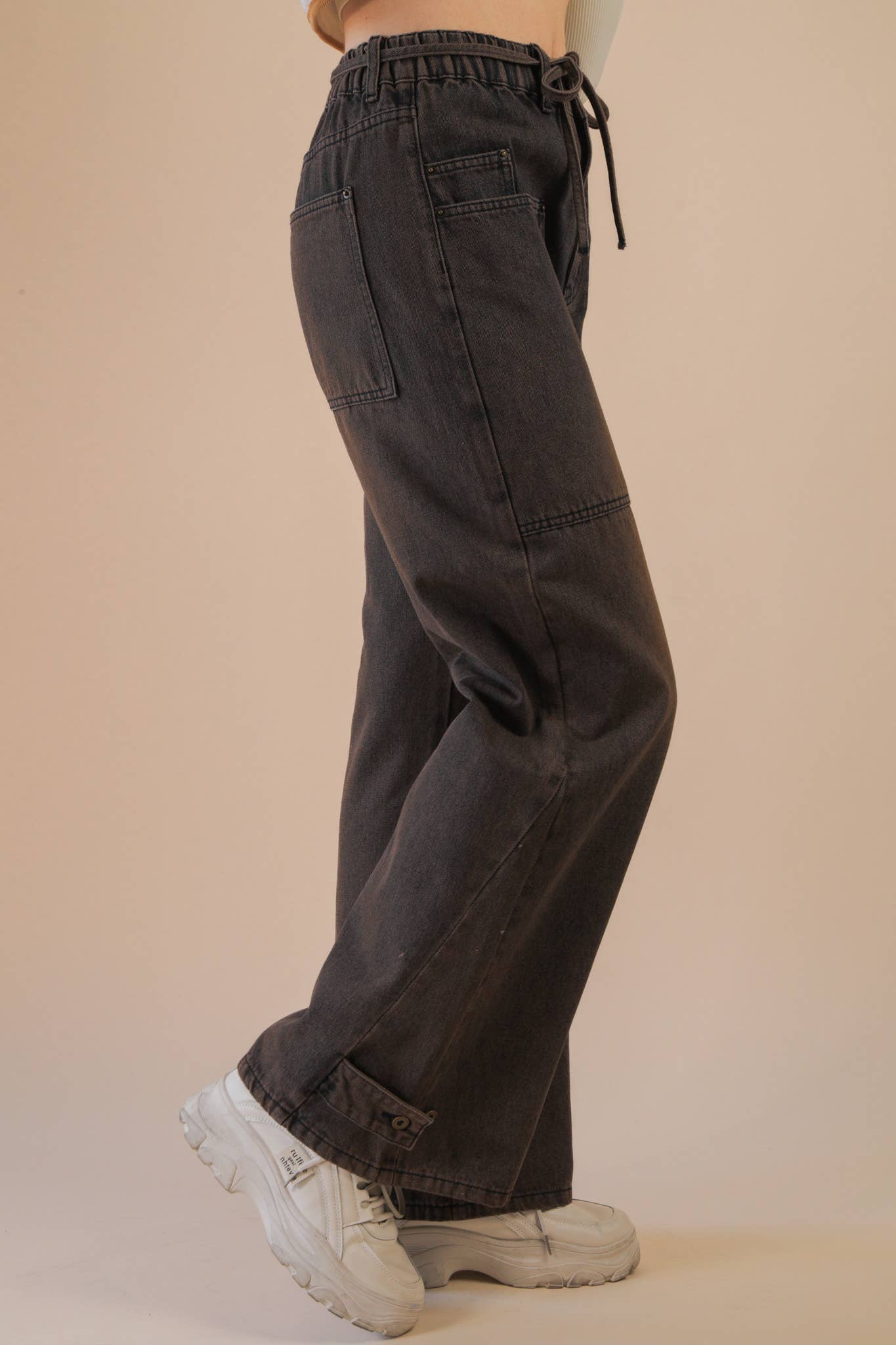 Pick Up - Maple Wide Leg Denim Pants