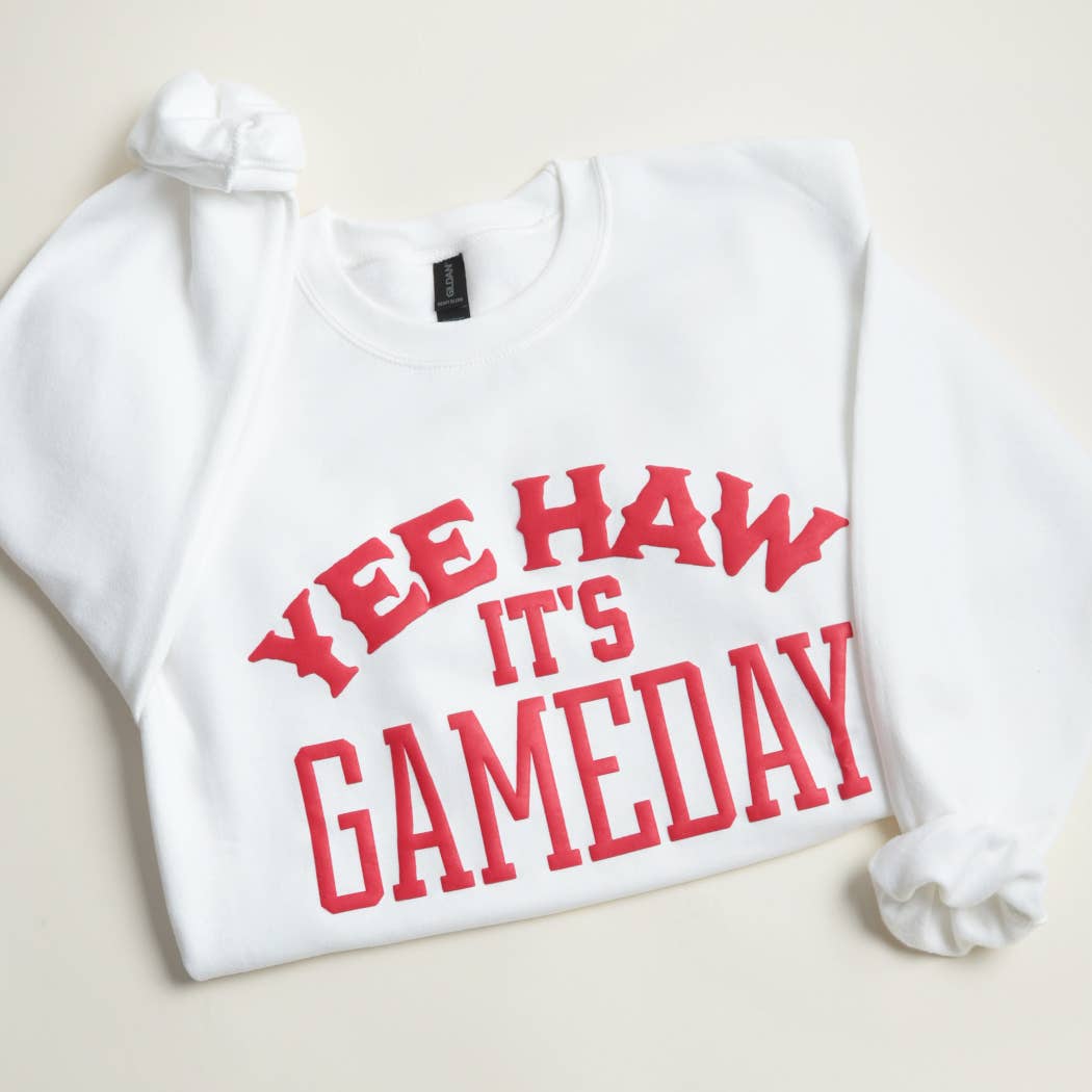 Pick Up - YEE HAW IT'S GAMEDAY PUFF SWEATSHIRT