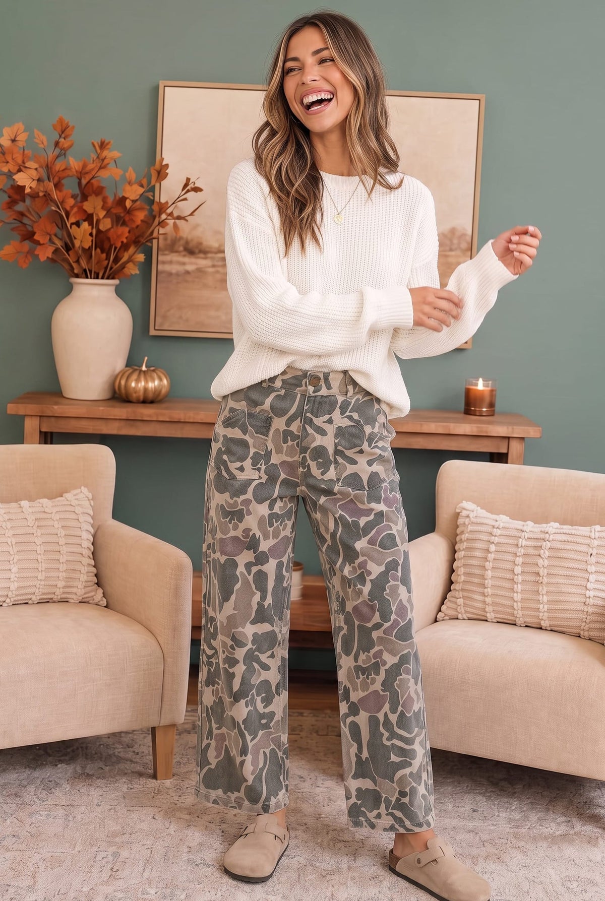 Pick Up - Blending In Camo Cargo Pants