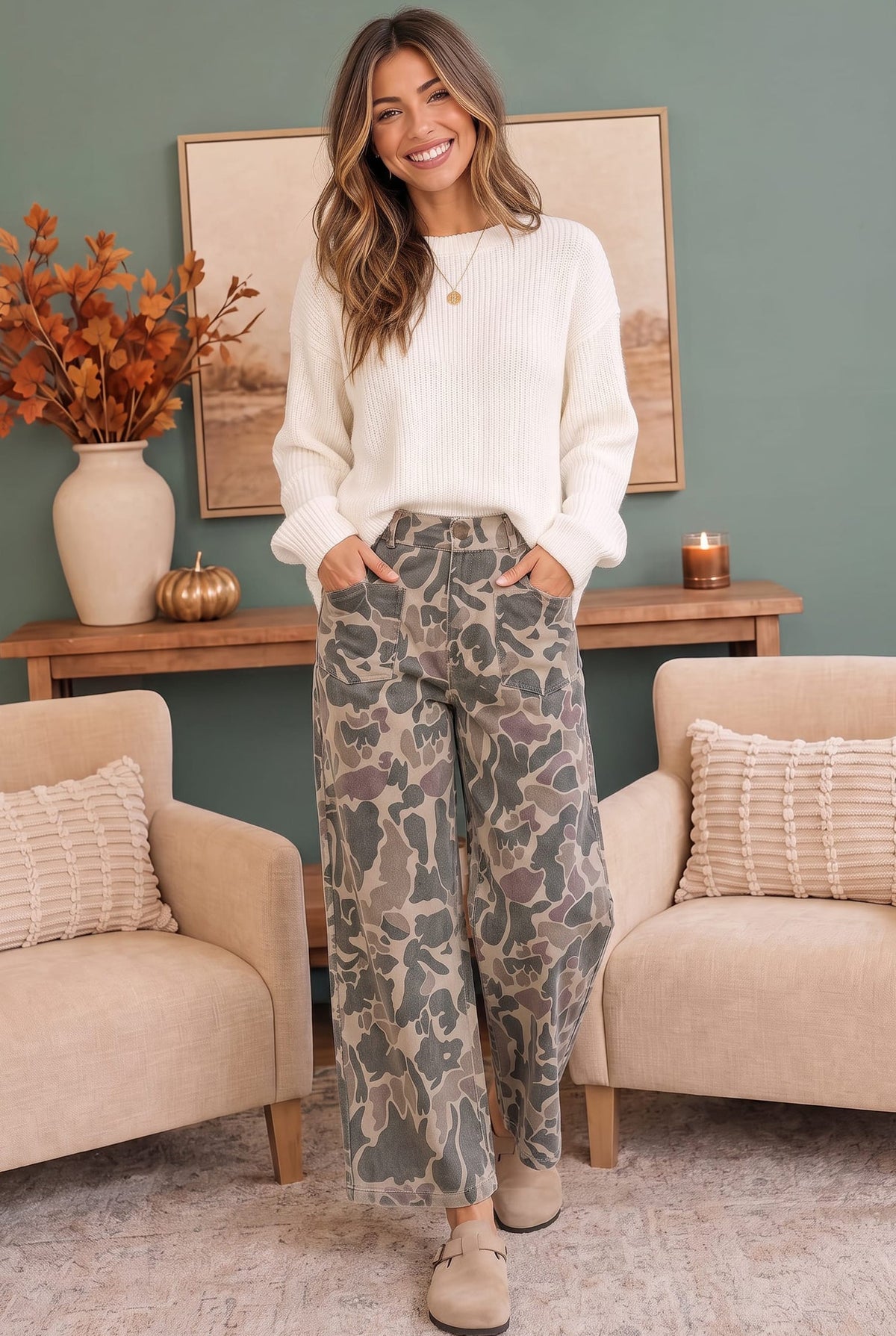 Pick Up - Blending In Camo Cargo Pants