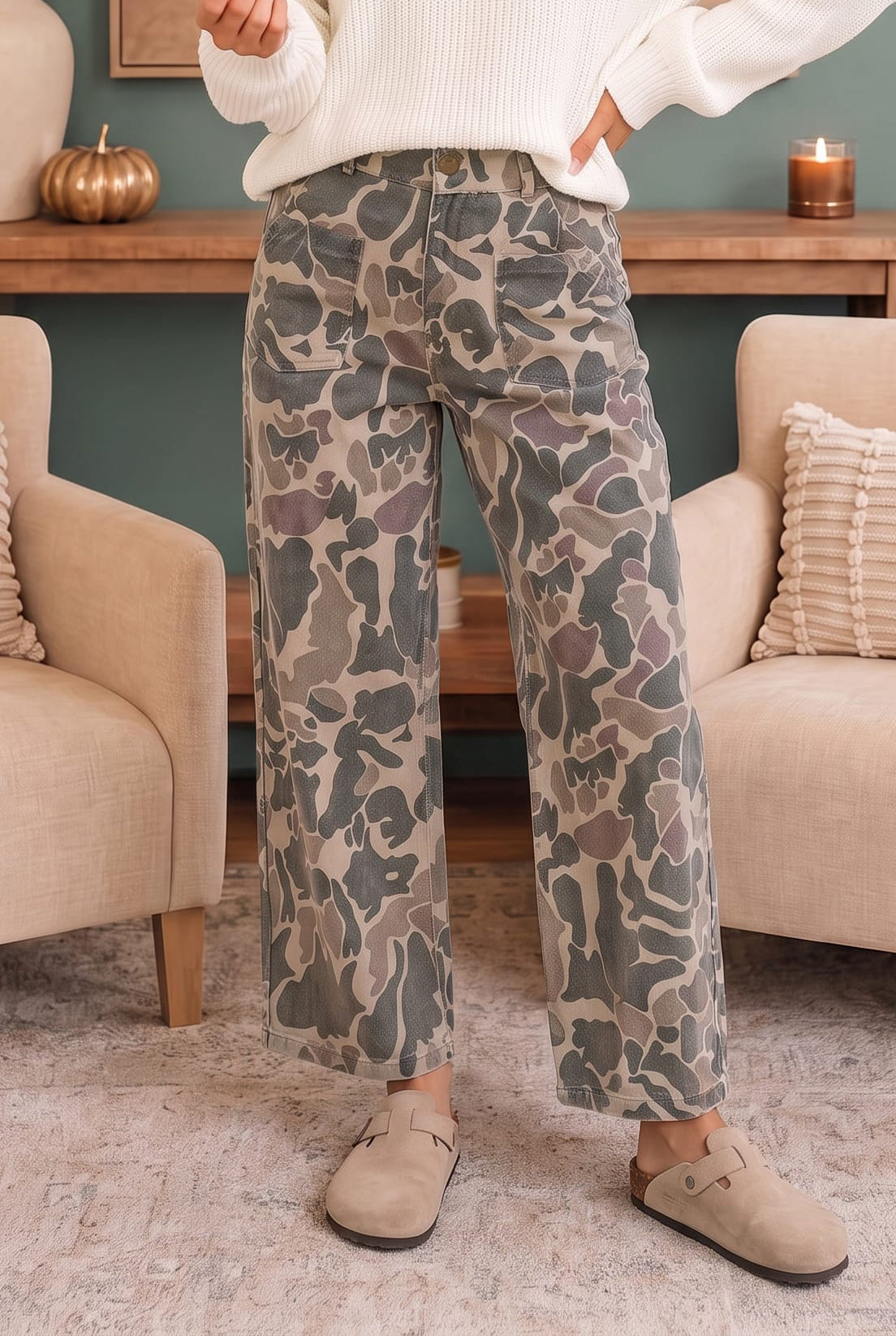 Pick Up - Blending In Camo Cargo Pants